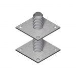 Tugi Haushalt, 50 mm x 50 mm x 150 mm x 5 mm