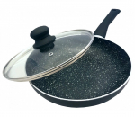 Praepann kaanega King Hoff KH-3957, &Oslash; 24 cm, alumiinium/marmor