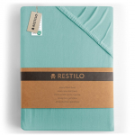 Voodilina Restilo Amber, t&uuml;rkiissinine v., 200 x 220 cm, kummiga