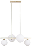 Valgusti rippuv Candellux Kama Pendant 34-73426, G9, 4 x 28 W, valge v. / kuldne v.