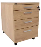 Kontorikapp Home4you Easy Space 37368, pruun v., 60 cm x 43 cm x 60 cm