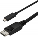 Juhe StarTech USB C to DisplayPort 1.2 USB Type-C, Displayport 1.2 male, 3 m, must v.