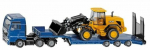 Auto vedaja Siku Super Man Truck With JCB Wheel Loader, 1:87, sinine v./kollane v.