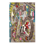 Vaip Domoletti Kids, eriv&auml;rviline/tumepruun, 230 cm x 150 cm