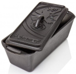 Leivavorm Petromax Loaf Pan With Lid, malm, 13.5 cm, 2.4 l, must v.