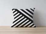 Dekoratiivpadjap&uuml;&uuml;r Mioli Decor 1116, valge/must, 43 cm x 43 cm