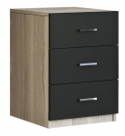 Kummut Kalune Design Vario C 956LCS1302, tamm v./must v., 61.8 cm x 44.5 cm x 46.5 cm