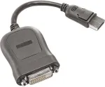 Adapter Lenovo DisplayPort to DVI-D 43N9159 DisplayPort male, DVI-D male, 0.2 m, must v.