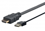 Kaabel Vivolink Pro HDMI, USB, 5 m, must