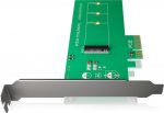 Adapter RaidSonic PCIe - M.2 PCIe 3.0 x4 male, M.2 female