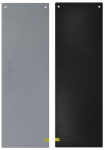 Fitness- ja joogamatt HMS Premium MFK03, must v./hall v., 180 cm x 60 cm x 1.5 cm
