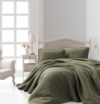 Voodikattekomplekt Mijolnir Liv 157SHS5402, khaki v., 220 cm x 240 cm