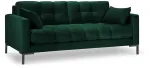 Diivan Micadoni Home Mamaia Velvet, tumeroheline v., 152 x 92 cm x 75 cm