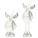 J&otilde;uludekoratsioon, "Hirv" Springos Reindeer CA0328, 70 cm, valge v./h&otilde;be v.