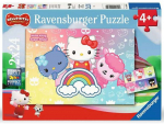 Pusle 2in1 Ravensburger Hello Kitty 2in1, 26 cm x 18 cm, 48 tk, mitmev&auml;rviline