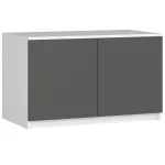 Kapp Akord S90, valge v./hall v., 51 cm x 90 cm x 55 cm