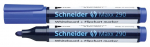 Valge tahvli marker Schneider 129003, 2 - 3 mm, sinine v.