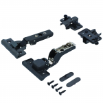 Hing m&ouml;&ouml;blile Suki, 3.5 cm, 110 &deg;, must, 2 tk