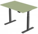 Kirjutuslaud reguleeritava k&otilde;rgusega Extra Digital HS081904, must v./khaki v.