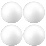 Vahtpallid kaunistuseks TG76551, 10 cm, valge, 4 tk