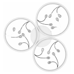 Valgusti lagi Trio Groovy, 4000 &deg;K