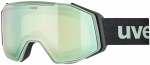 Suusa kaitseprillid Uvex Gravity 5505417030, must/roheline