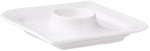 Serveerimistaldrik, munade jaoks Ambition, 12.5 cm x 12.5 cm, valge v., portselan