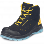 T&ouml;&ouml;saapad meeste Cerva Halwill Pro MF ESD S1PS SR, ilma s&auml;&auml;reosata, ilma soojenduseta, must v./kollane v., 40 suurus