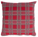 Dekoratiivne padi Home4you Holly, valge v./punane v./roheline v., 45 cm x 45 cm