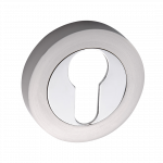 Ukse lukuaugu kate Kuchinox LO1_102S, h&otilde;be/kroom, 5 cm x 5 cm, &Oslash; 5 cm