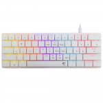 Juhtmega arvutiklaviatuur White Shark Nagamaki GK-006211, Inglise (US), valge v.