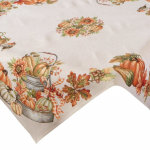 Laudlina ruudukujuline 1223, roheline/oranž/pruunikas, 100 x 100 cm