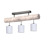 Valgusti lagi Britop Furesta, E27, 3 x 25 W, pruun v./must v.