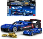 Konstruktor Mattel Hot Wheels Speed Series Cadillac JFR89, 236 tk, sinine v.