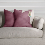 Dekoratiivpadjap&uuml;&uuml;r Restilo Softa, violetne, 50 cm x 70 cm, 2 tk