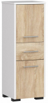 Eraldi seisev vannitoakapp Akord Furniture Factory Fin, tamm v./valge v., 30 cm x 30 cm x 85 cm