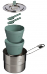 Matkan&otilde;ude komplekt Stanley Wildfare Go Two Bowl Cookset, roostevaba teras, 13.2 cm, 1.1 l, s&uuml;si v./shale v.