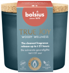K&uuml;&uuml;nal, l&otilde;hna Bolsius TRUE JOY Woody Wellness, 21 h, Sinine v.
