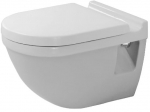 WC-pott, seinapealne Duravit Starck 3, kaanega, 360 mm x 540 mm