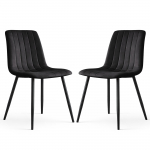 Toolide komplekt Akord Livo, matt, must v., 43.5 cm x 45.5 cm x 87 cm, 2 tk