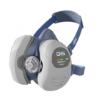 Respiraator, koos ventiiliga GVS Elipse SPR223K, sinine v./hall v., M/L