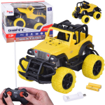 Rc maastikuauto Giant Rock Crawl, 1:36, must v./kollane v.