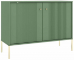 Kummut Iseo IS02, kuld v./smoke green v., 79 cm x 104.5 cm x 39 cm