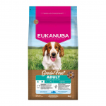 Kuiv koeratoit Eukanuba Grain Free Adult S/M, kalaliha, 3 kg
