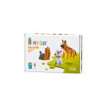 Plastiliini komplekt Hey Clay Dog Selection 2, pruun v./must v./hall v.