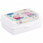 Konteiner toidu jaoks Keeeper Peppa Pig, 1 l, 17 cm x 13 cm, valge v./roosa v.