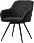 Toolide komplekt Akord Turno, matt, must v., 49 cm x 49 cm x 83 cm, 6 tk
