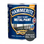 Emailv&auml;rv, korrosioonivastane metallkonstruktsioonidele Hammerite Smooth, l&auml;ikiv, 0.75 l, antratsiit v.