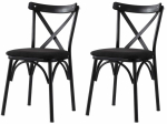 Toolide komplekt Kalune Design Ekol 290 V2 974NMB1887, matt, must v., 40 cm x 42 cm x 81 cm, 2 tk