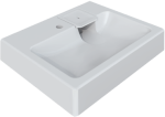 Vannitoa kraanikauss Compactino WBX 102, abs-plastmass, 60 cm x 50 cm x 12.5 cm, valge v.